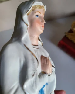 Statuette Religieuse Notre de Dame de Lourdes Sainte vierge Marie