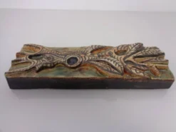 Studio Ceramic Wall Plaque by Gerhard Liebenthron, Germany, 1983
