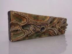 Studio Ceramic Wall Plaque by Gerhard Liebenthron, Germany, 1983