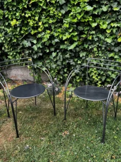 Suite de 4 fauteuils 