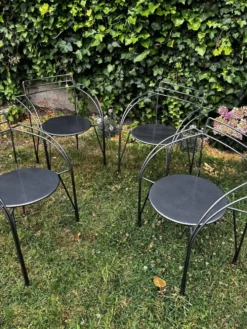 Suite de 4 fauteuils 