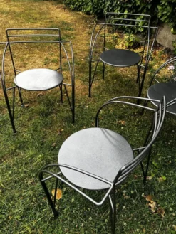 Suite de 4 fauteuils 