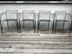 Suite de 4 fauteuils 
