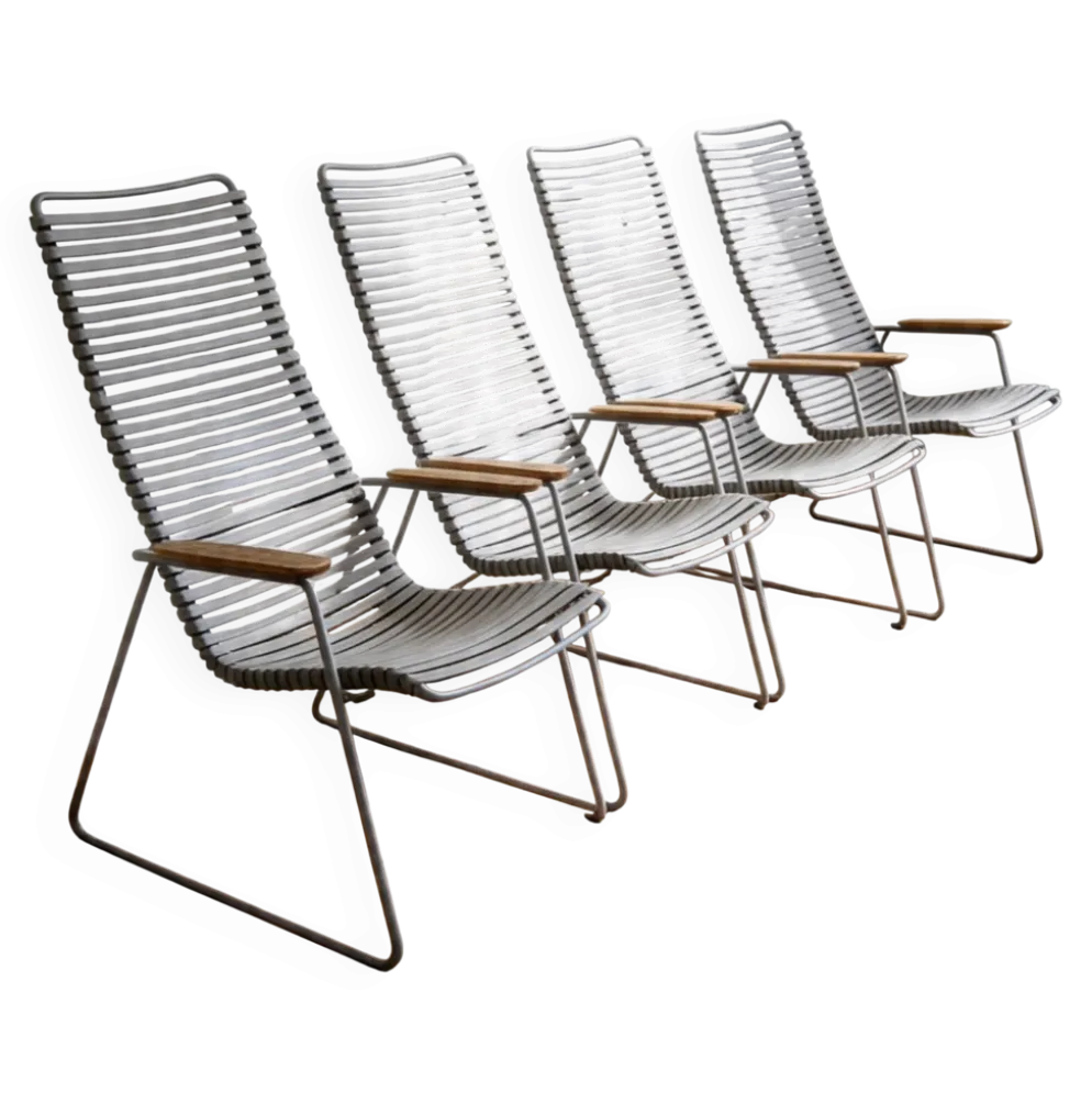 Suite de 4 Lounge Chair Click System