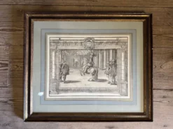 Suite de trois gravures, extraites de “l’instruction du Roy” Antoine de Pluvinel, 1666