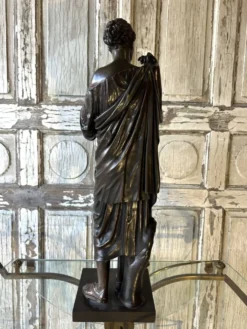 Sujet en bronze Diane d’après Praxitèle circa 1900
