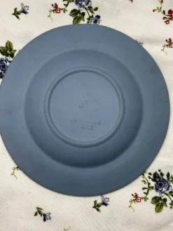 Superbe cendrier Jasperware Wedgwood england bleu