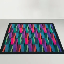 Superbe tapis en laine post-moderne italien des années 1980 par Missoni pour T&J Vestor.