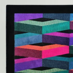 Superbe tapis en laine post-moderne italien des années 1980 par Missoni pour T&J Vestor.