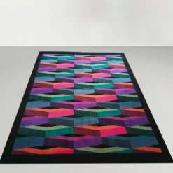 Superbe tapis en laine post-moderne italien des années 1980 par Missoni pour T&J Vestor.