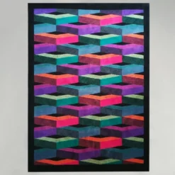 Superbe tapis en laine post-moderne italien des années 1980 par Missoni pour T&J Vestor.