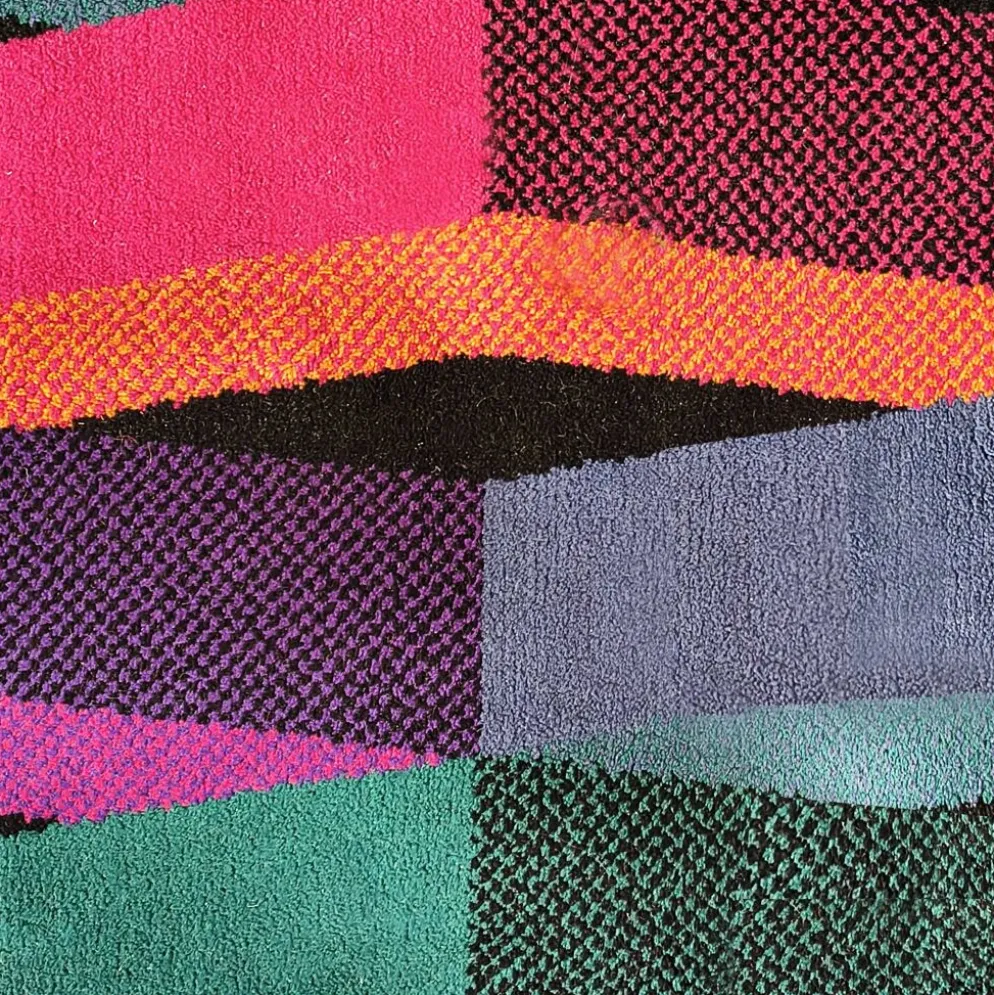 Superbe tapis en laine post-moderne italien des années 1980 par Missoni pour T&J Vestor.