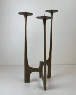 Support de bougie de sol brutaliste par Michael Harjes, Allemagne, 1960