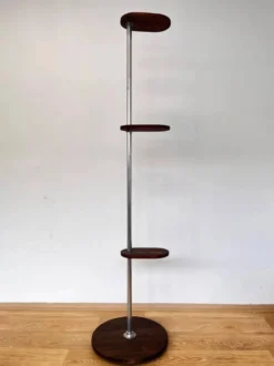 Support de fleurs Bauhaus en chrome tubulaire, années 1940