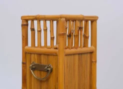 Support de parapluie en bambou chinois, années 1960