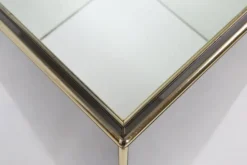 Support de plante miroir de milieu de siècle par Deknudt, Belgique, années 1980.