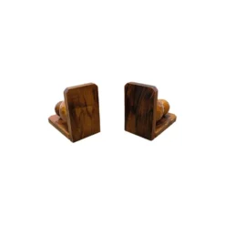 Supports de livres en bois vintage français
