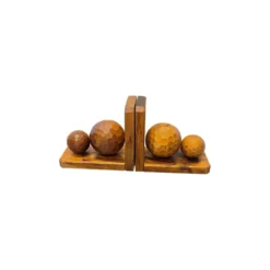 Supports de livres en bois vintage français
