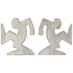 Supports de livres en métal design – La Linea (Osvaldo Cavandoli)