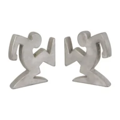 Supports de livres en métal design – La Linea (Osvaldo Cavandoli)