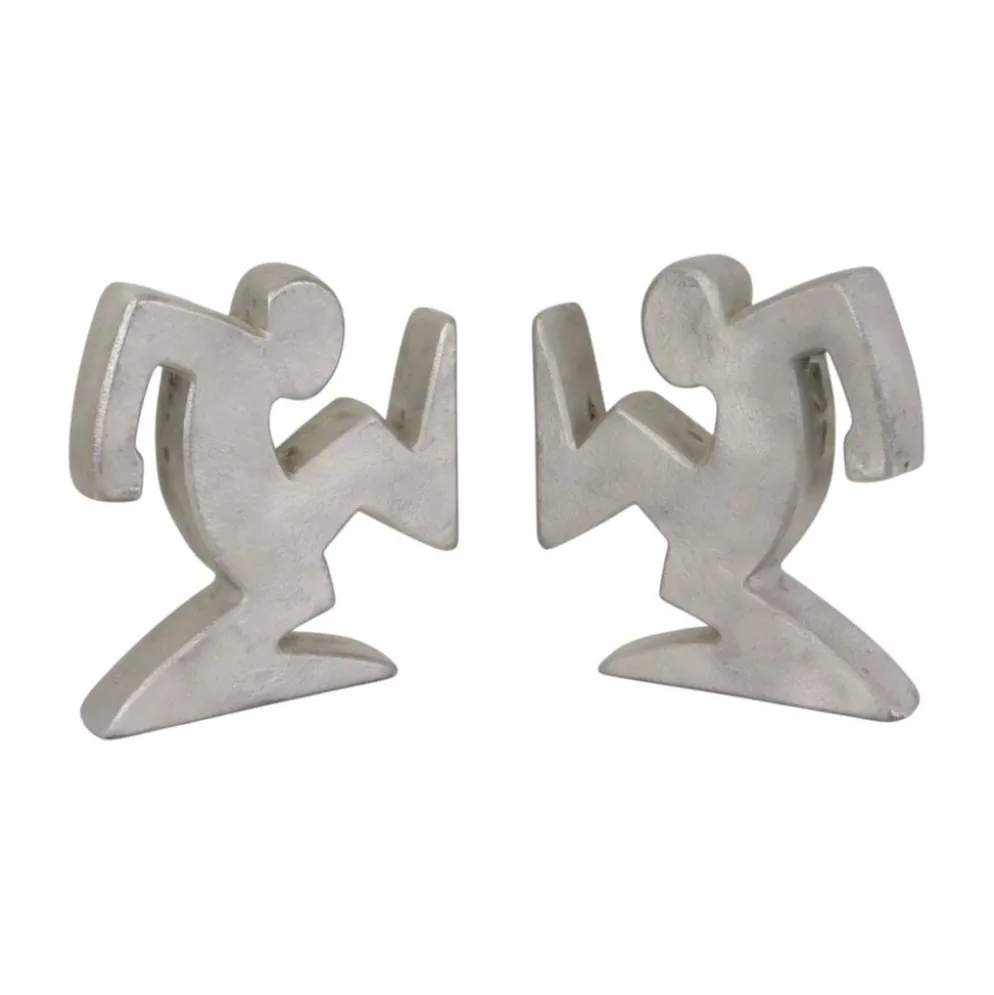 Supports de livres en métal design – La Linea (Osvaldo Cavandoli)