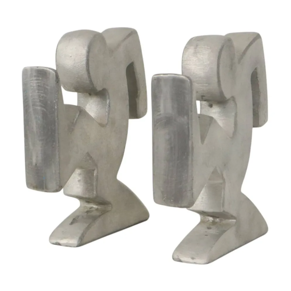 Supports de livres en métal design – La Linea (Osvaldo Cavandoli)
