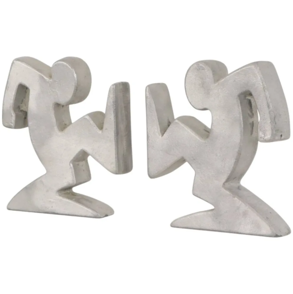 Supports de livres en métal design – La Linea (Osvaldo Cavandoli)