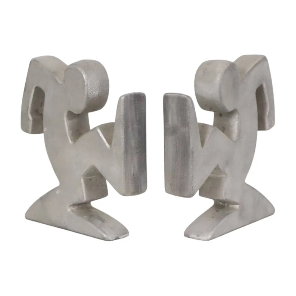 Supports de livres en métal design – La Linea (Osvaldo Cavandoli)
