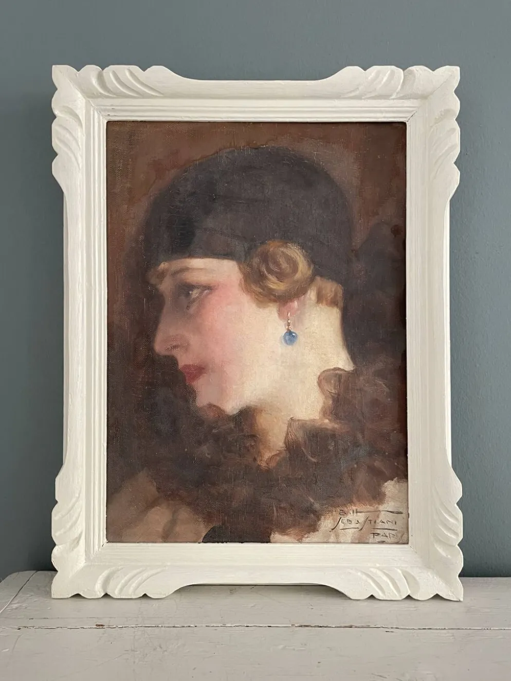 Tableau ancien Art Déco, vers 1930
