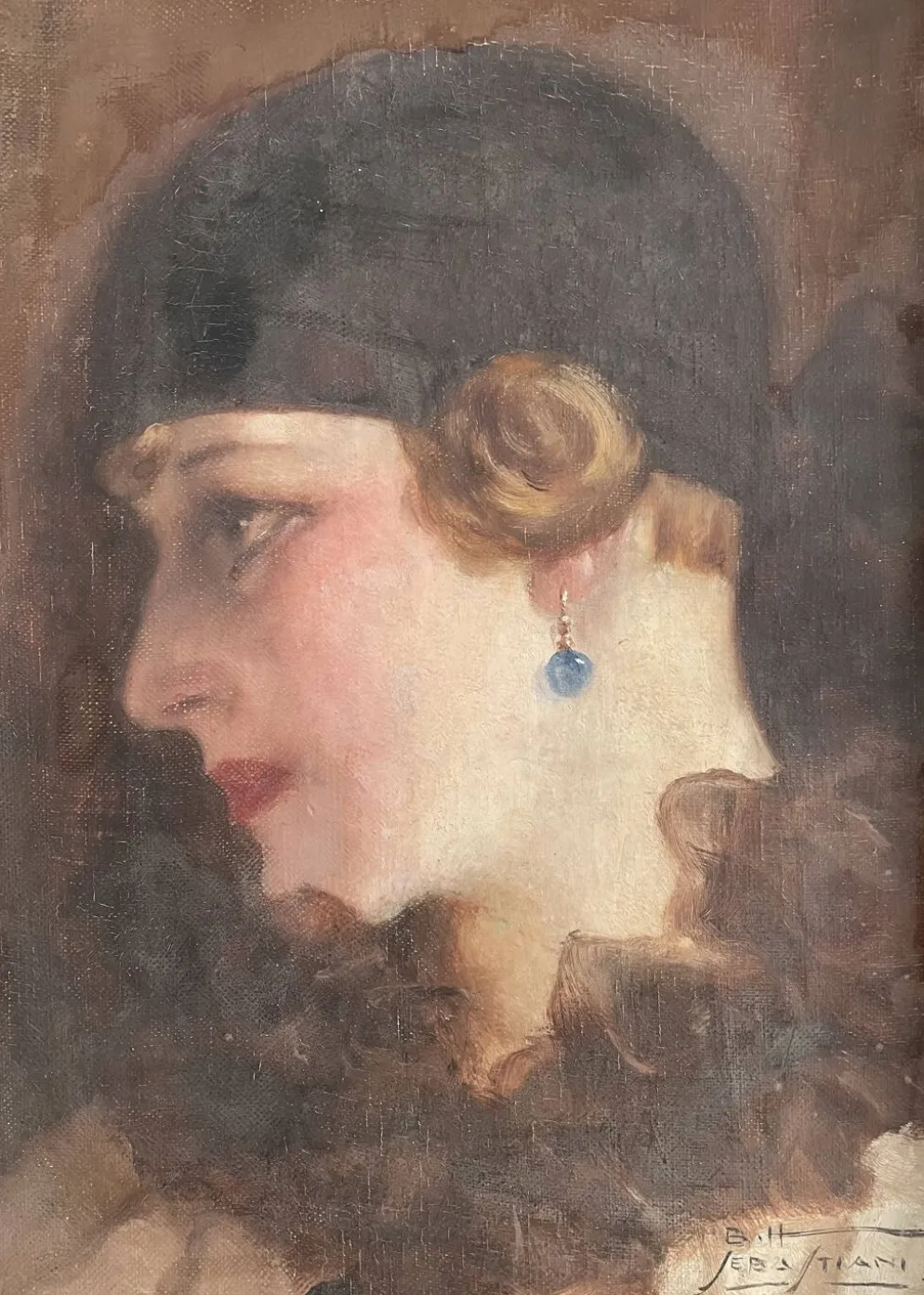 Tableau ancien Art Déco, vers 1930