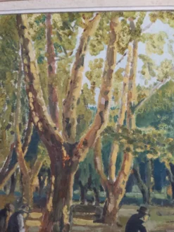Tableau ancien paysage