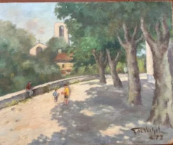 Tableau ancien - Pernes Les Fontaines Lou Barri