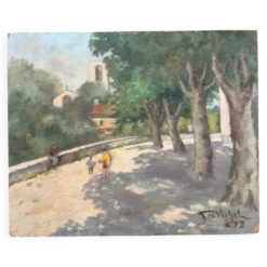 Tableau ancien - Pernes Les Fontaines Lou Barri