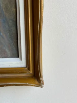 Tableau ancien, portrait d’homme au turban , XX siècle, signé