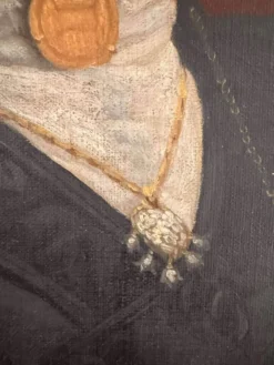 Tableau ancien, portrait d’une femme début XXème
