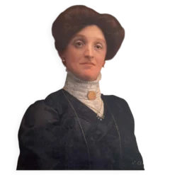 Tableau ancien, portrait d’une femme début XXème