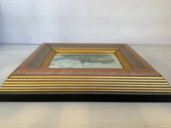 Tableau aquarelle signée bateau marine