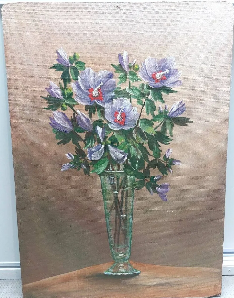 Tableau bouquet de fleurs coupées