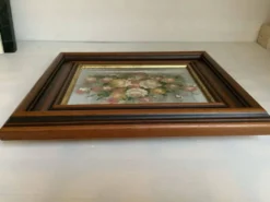 Tableau bouquet de fleurs huile sur toile signée