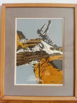 Tableau collage Michel Trinquier 1983/84