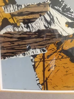 Tableau collage Michel Trinquier 1983/84