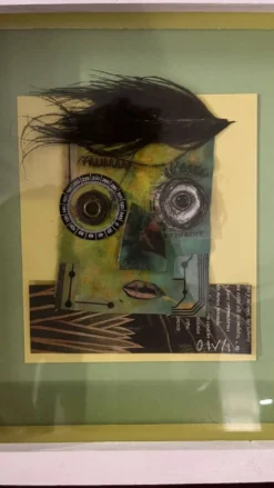 Tableau contemporain Ovidio Wain collage