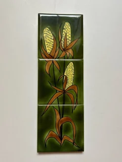 Tableau en céramique peinte