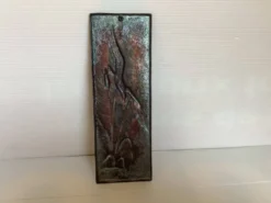 Tableau en métal oiseau zoomorphe