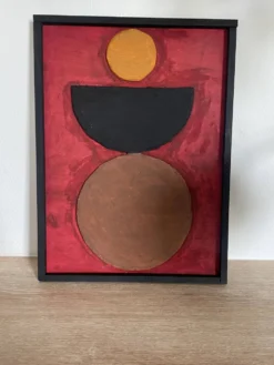Tableau en relief contemporain