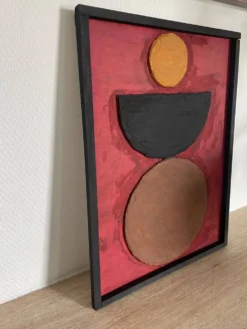 Tableau en relief contemporain