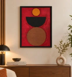 Tableau en relief contemporain