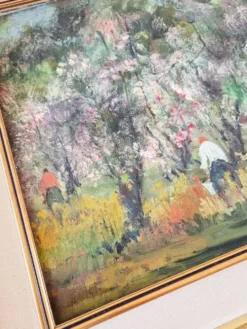 Tableau Huile sur Bois 