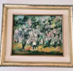 Tableau Huile sur Bois 
