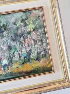 Tableau Huile sur Bois 